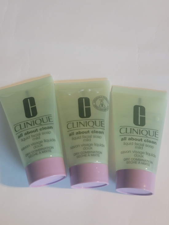 Clinique Other - Clinique All About Clean Liquid Facial Soap - Mint Green with Lavender Cap